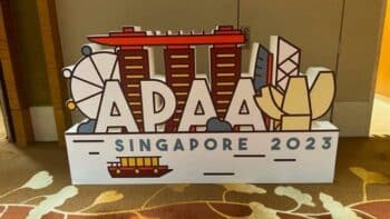 APAA Singapore 2023 Sign